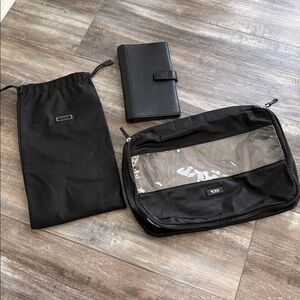 TUMI 3 PIECE TRAVEL SET